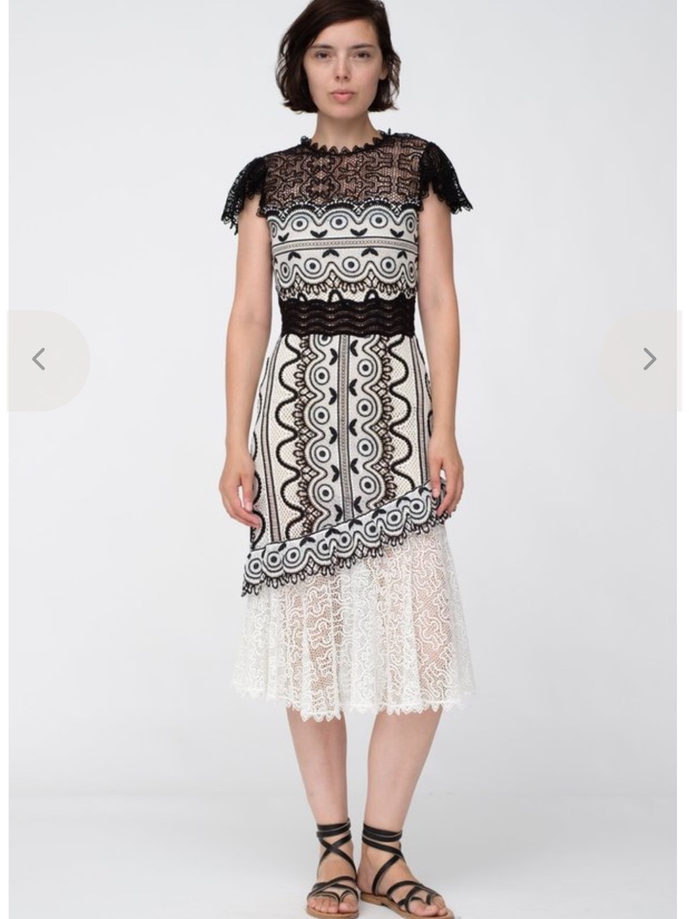 SEA NEW YORK Lola Lace Midi Dress